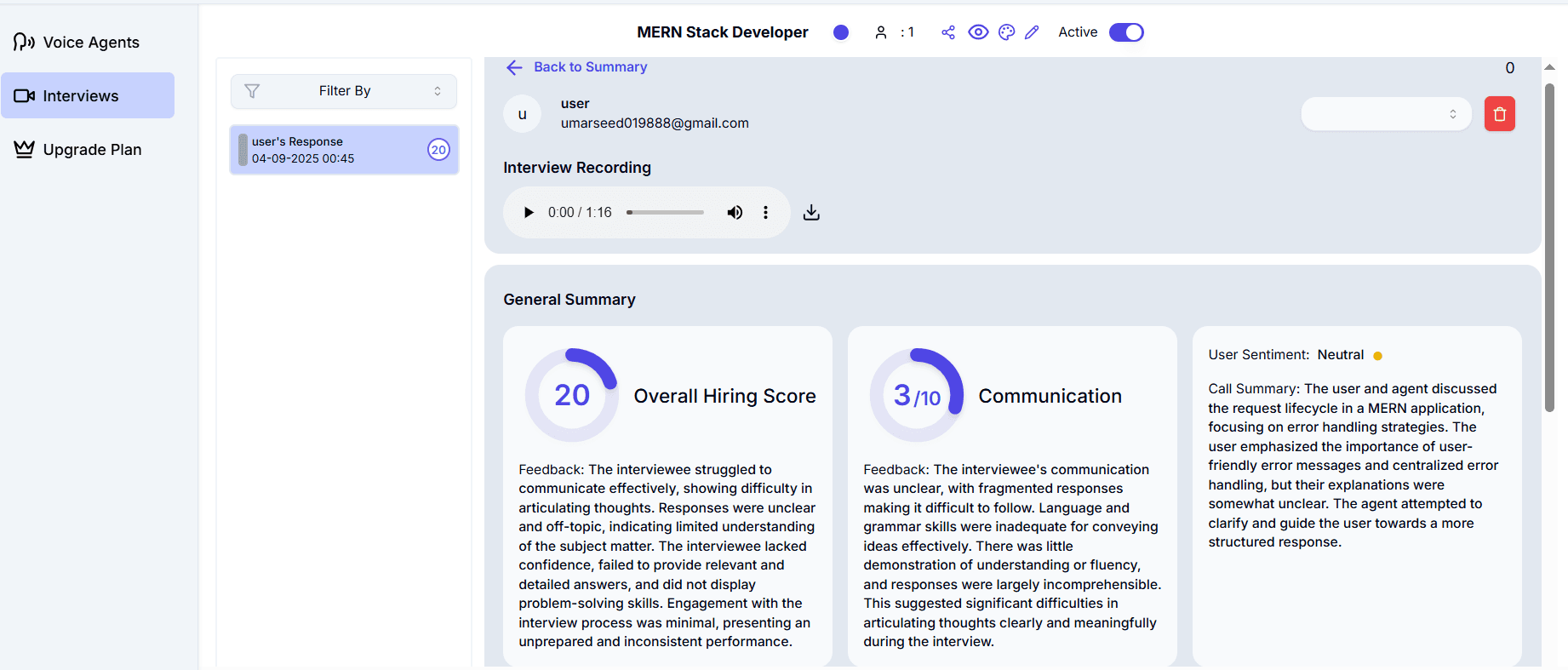 Detailed Interview Insights